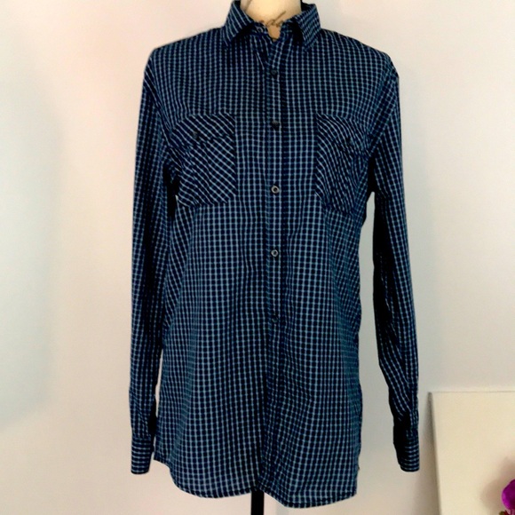 Axist Blue Plaid Men’s Button Down Shirt Size S - Picture 1 of 9